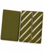 Olive Green Suit Set with Rani Pink Dupatta - Image 4