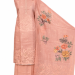 Jacquard Chanderi Silk Suit Set with Dupatta