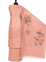 Jacquard Chanderi Silk Suit Set with Dupatta